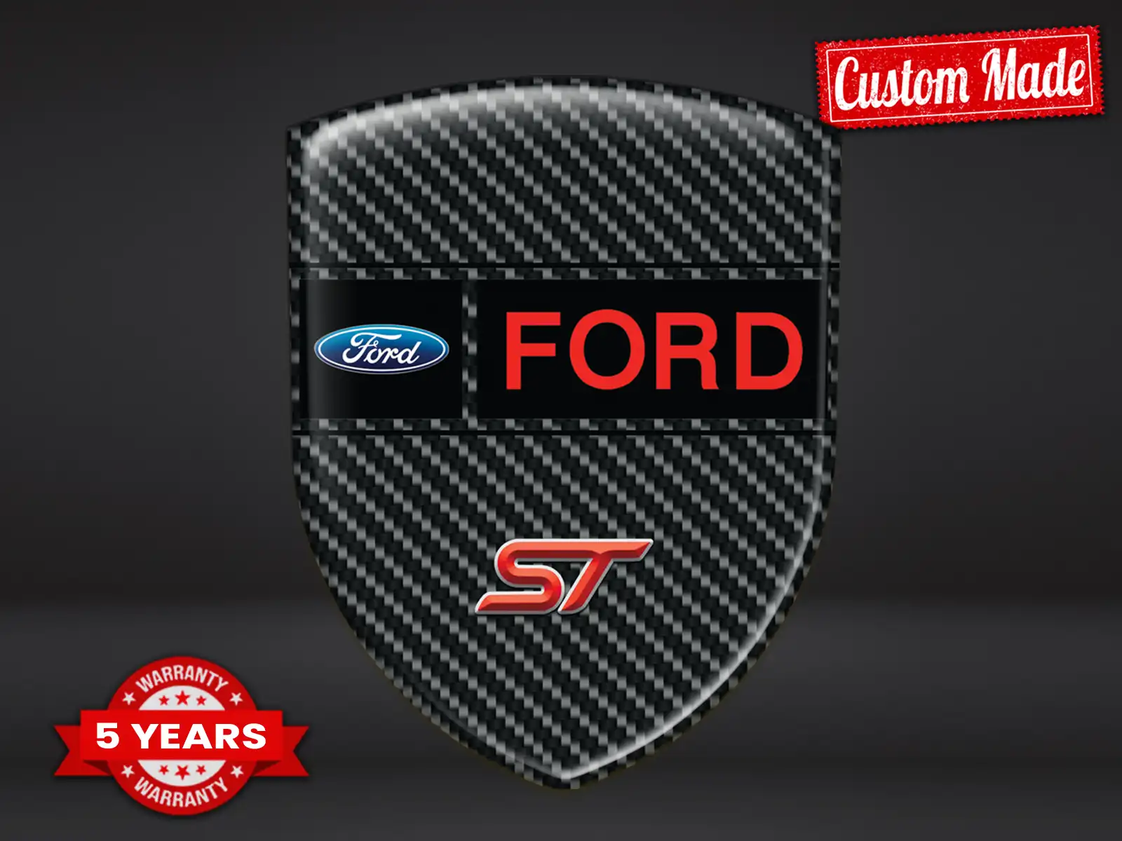 Ford Emblèmes Entreprise Auto Qualité Pro Minimal